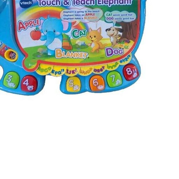 VTech, Touch and Teach Elephant, ABC Toy for Toddlers - Picture 5 of 6